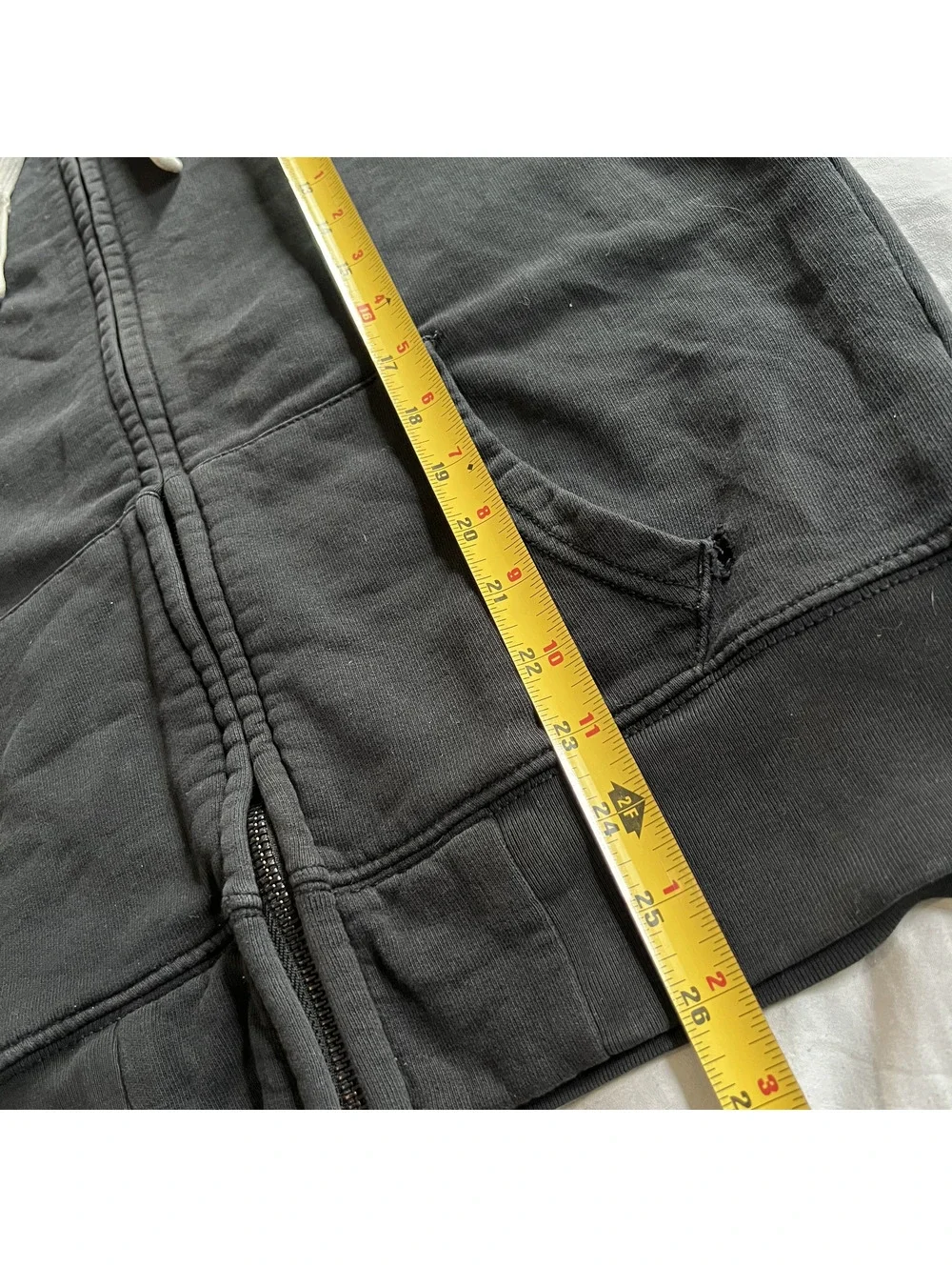 True Religion Stitched Jersey Style Full Zip Hoodie Sweater Small Streetwear Y2k